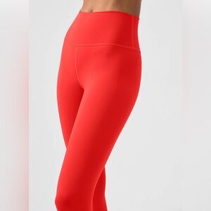 Alo 7/8 High-Waist Airlift Legging-Red Hot Summer